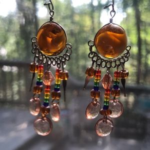 Artisan Handcrafted Glass Bead Earrings